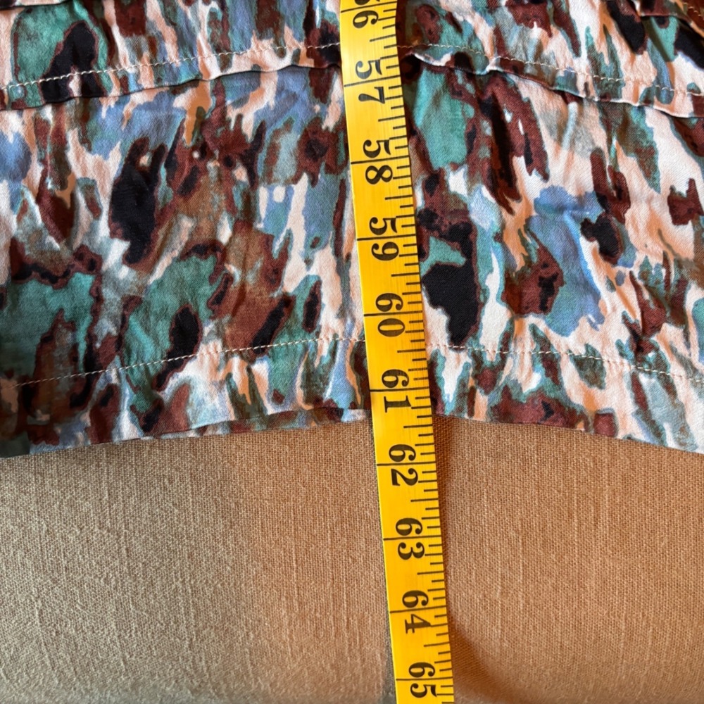 Anthropologie Somerset Jumpsuit Print 1X Abstract Boho Wide Leg Breezy - Picture 11 of 11